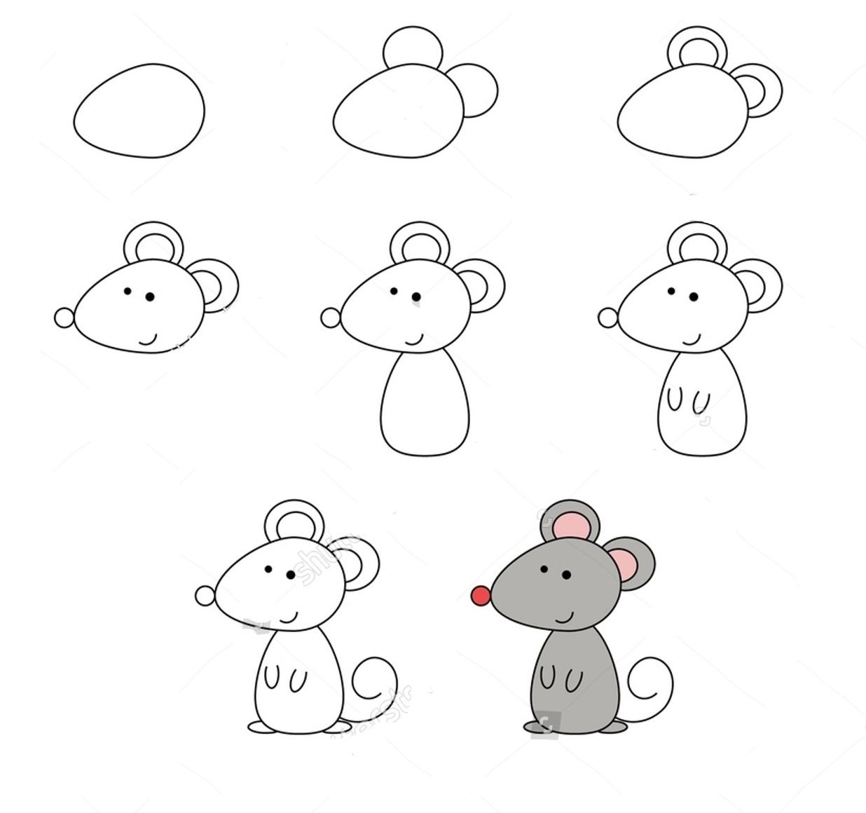 idée de souris (10) dessin
