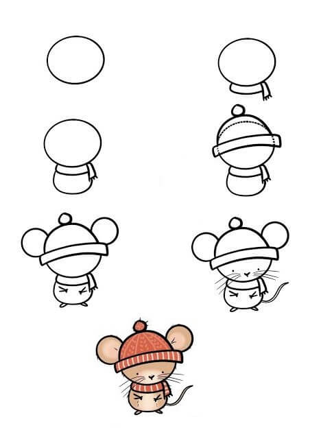 idée de souris (11) dessin