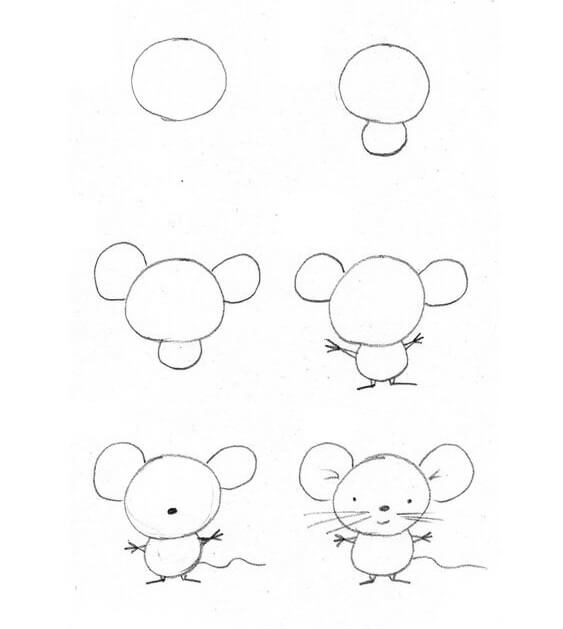 idée de souris (12) dessin