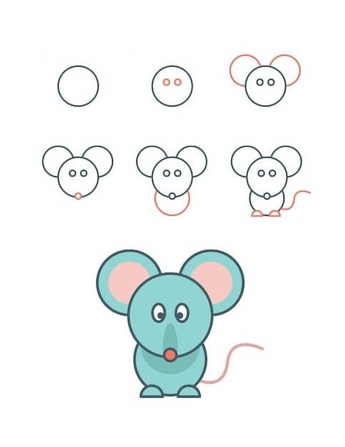idée de souris (14) dessin