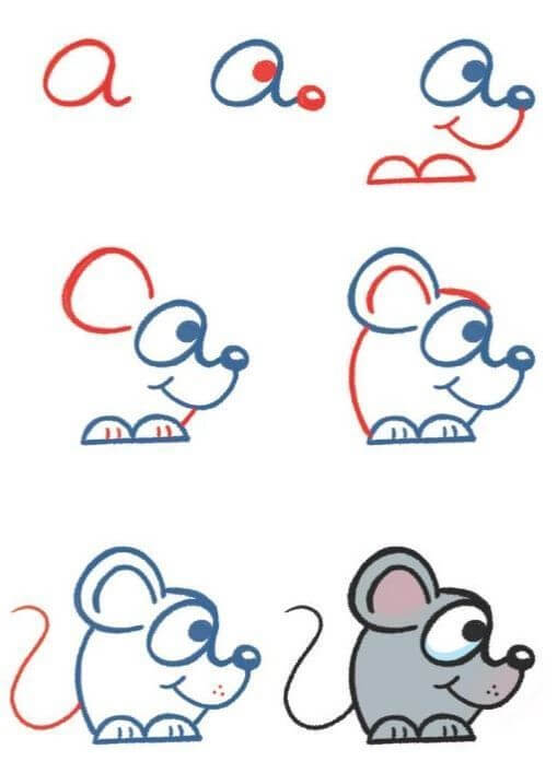 idée de souris (15) dessin