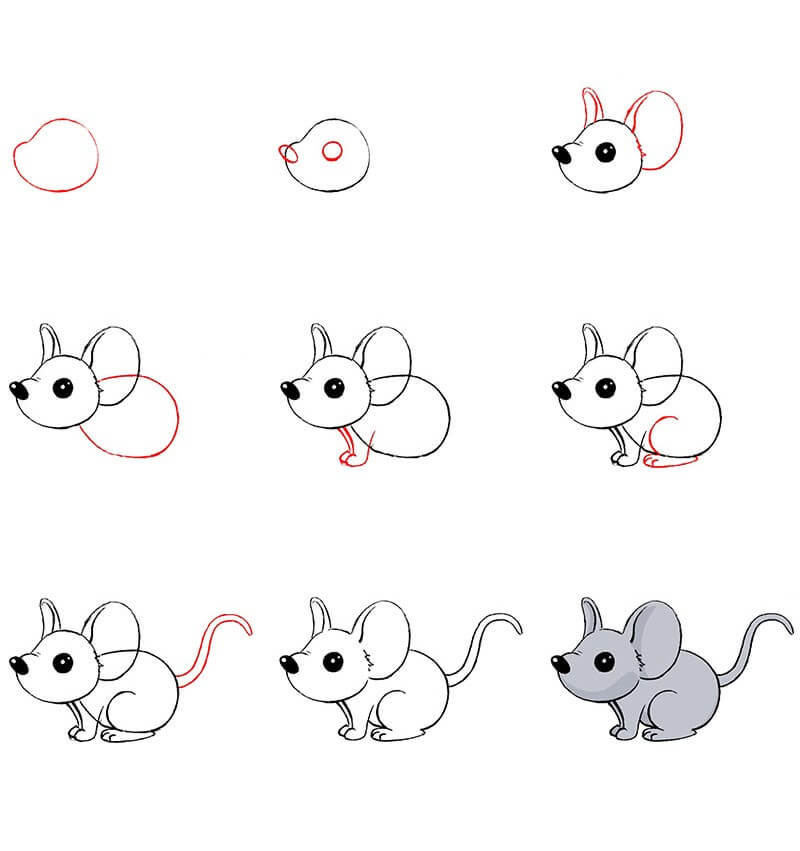 idée de souris (21) dessin