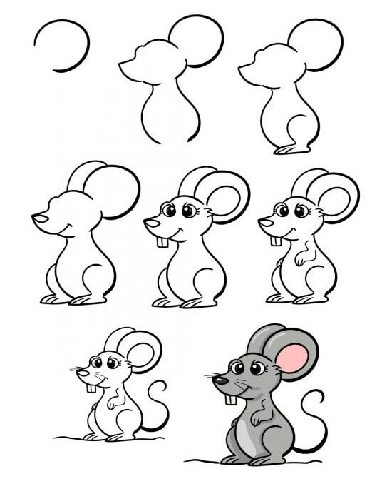 idée de souris (24) dessin