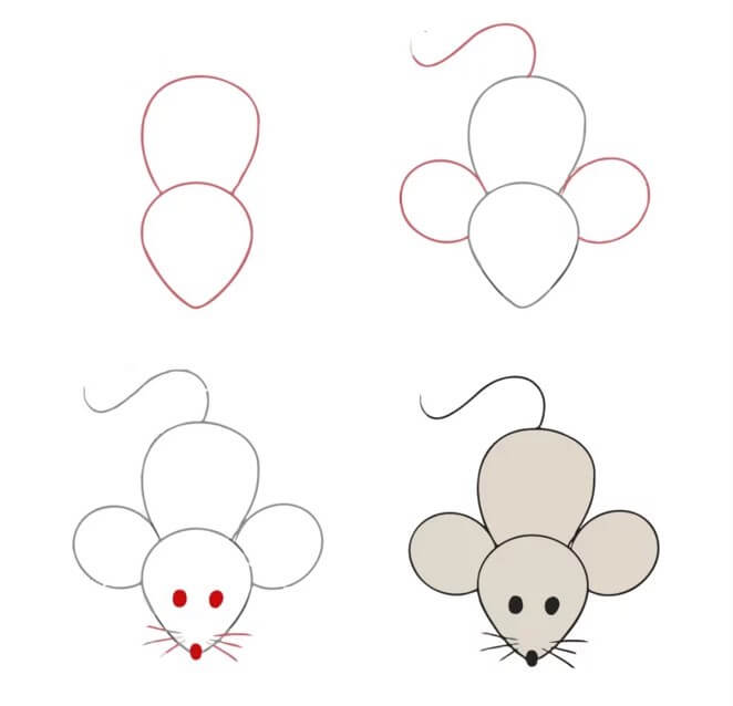 idée de souris (25) dessin