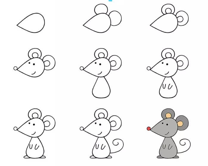 idée de souris (26) dessin