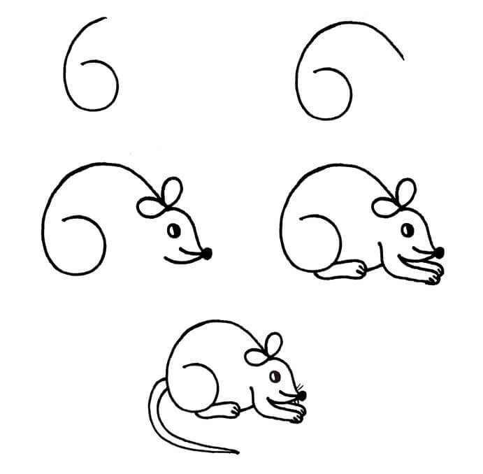 idée de souris (27) dessin