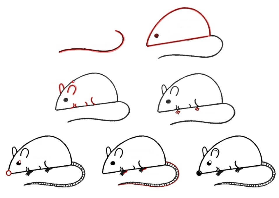 idée de souris (29) dessin