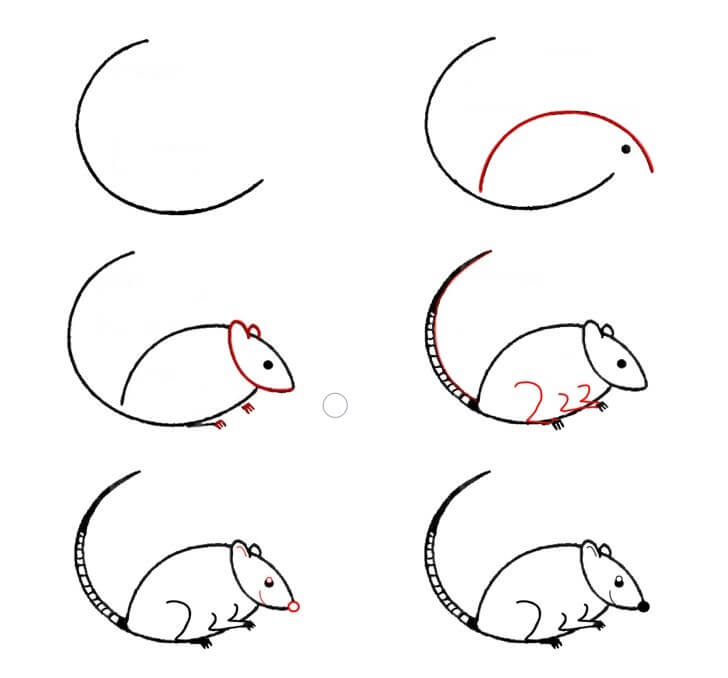 idée de souris (31) dessin