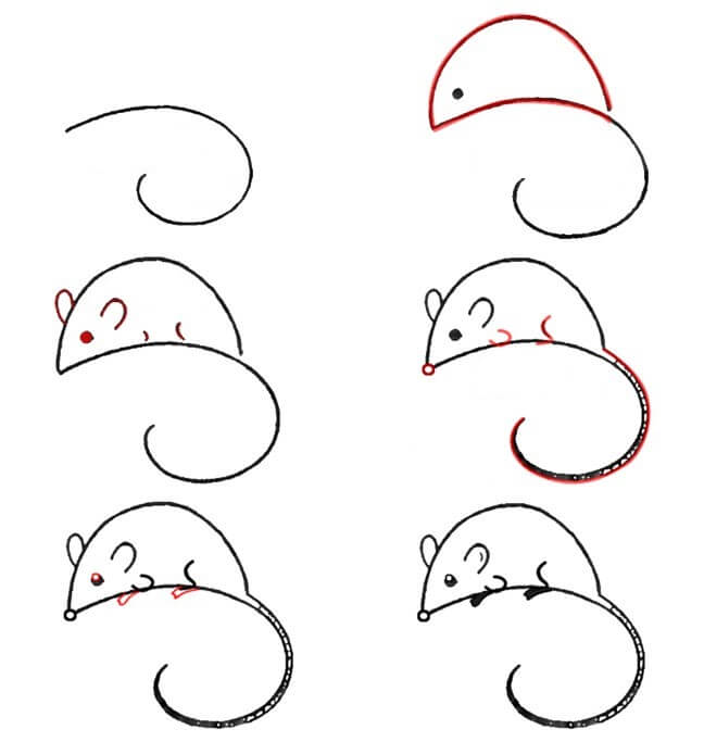 idée de souris (32) dessin