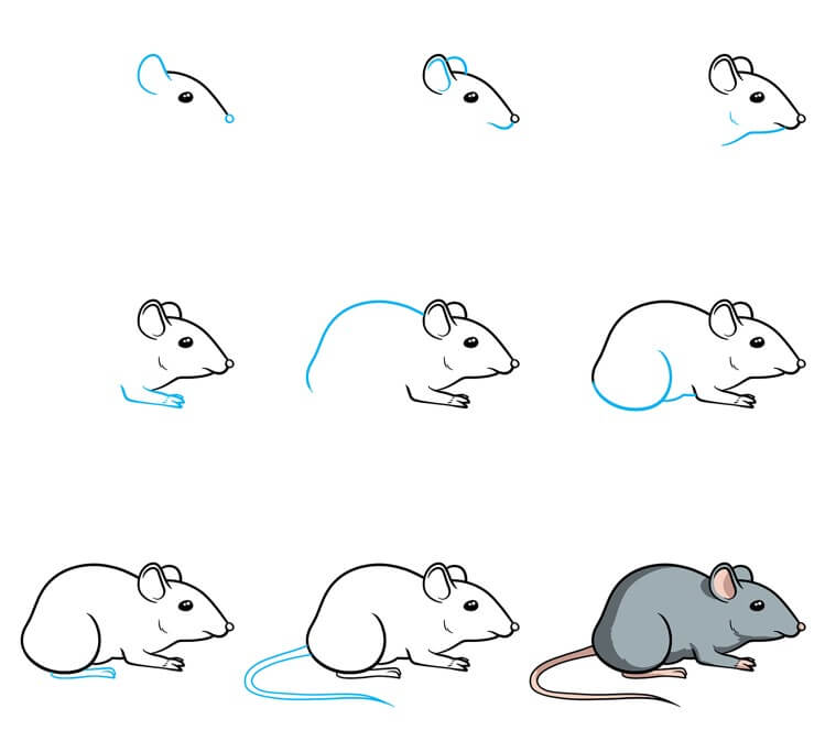 idée de souris (33) dessin