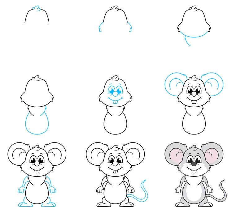 idée de souris (36) dessin