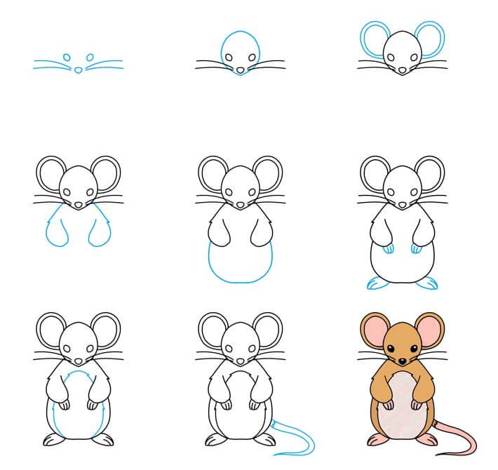 idée de souris (38) dessin