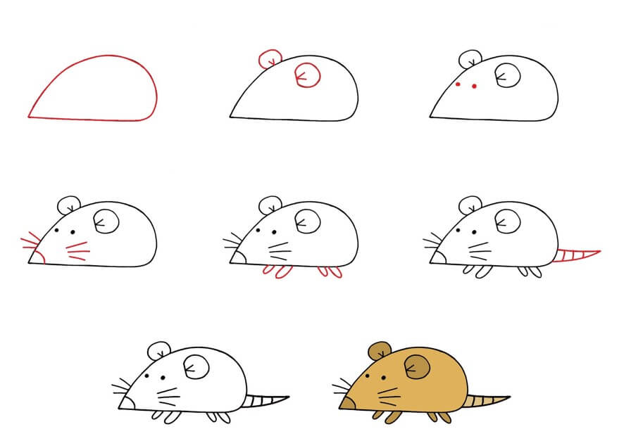idée de souris (41) dessin