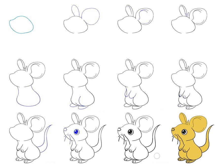 idée de souris (42) dessin