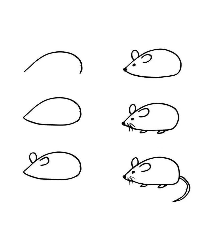 idée de souris (7) dessin