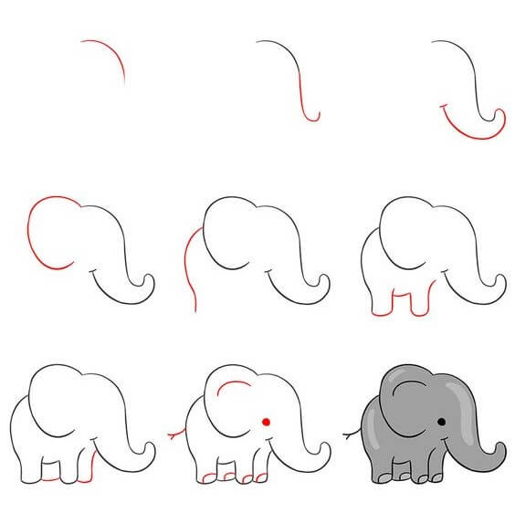 idée d’éléphant (1) dessin