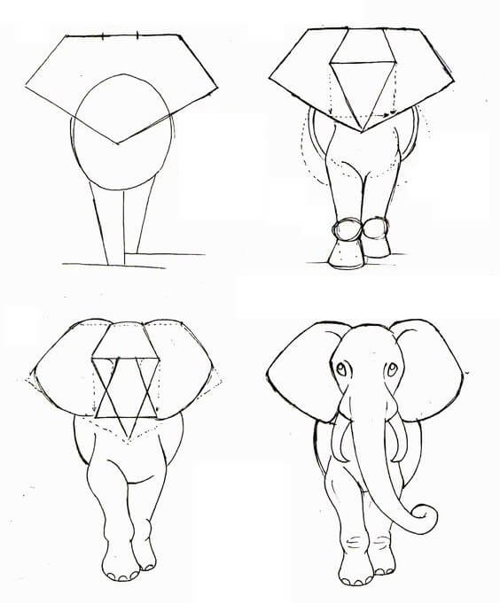 idée d’éléphant (14) dessin