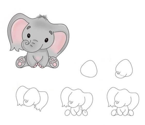 idée d'éléphant (2) dessin