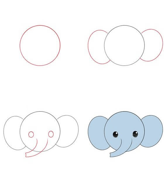 idée d’éléphant (22) dessin