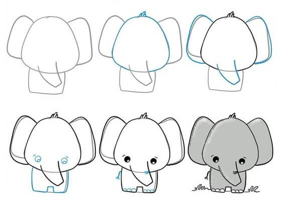 idée d'éléphant (43) dessin