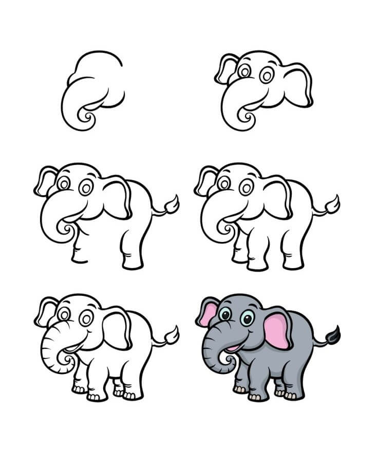 idée d'éléphant (51) dessin