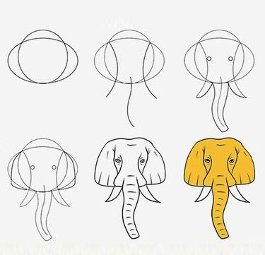 idée d’éléphant (55) dessin