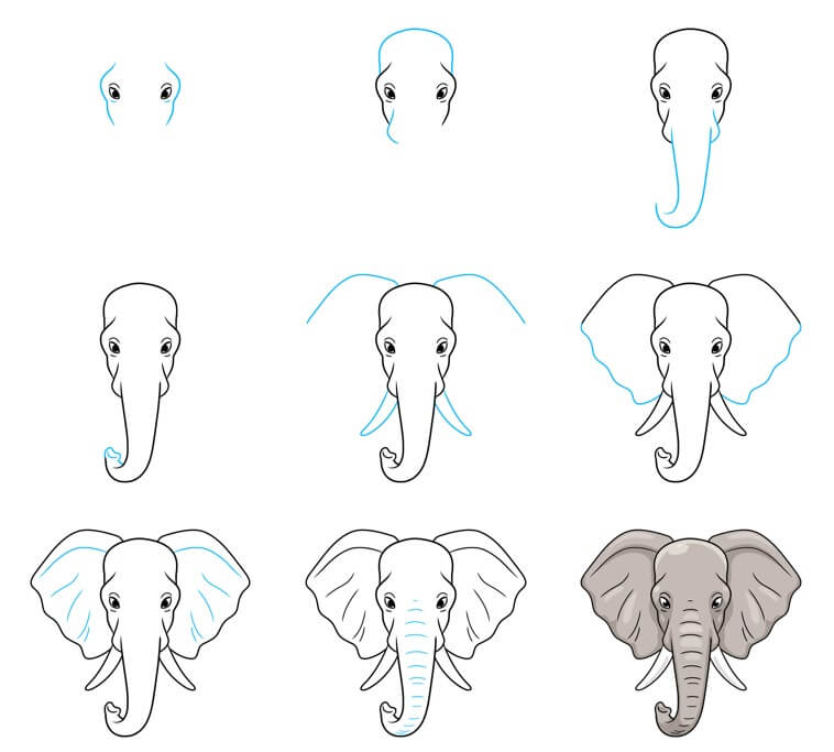 idée d’éléphant (63) dessin