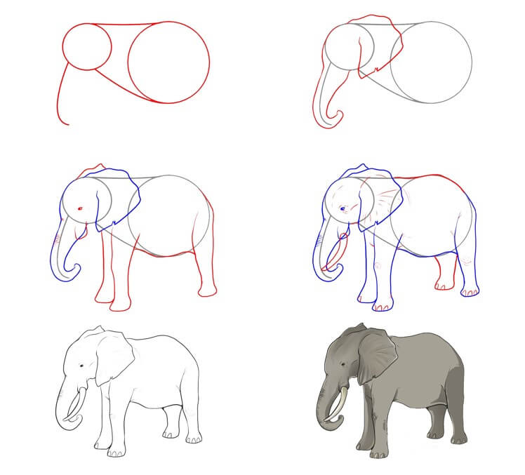 idée d’éléphant (66) dessin