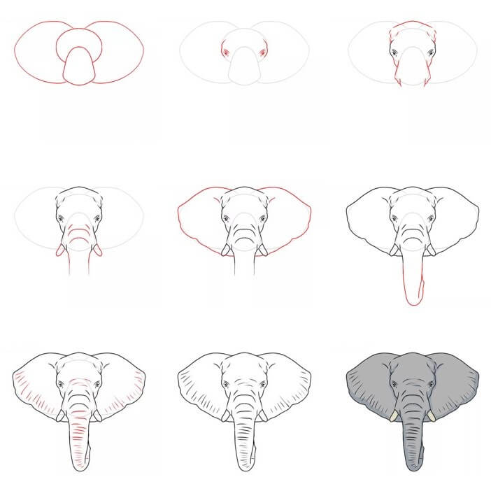 idée d’éléphant (68) dessin