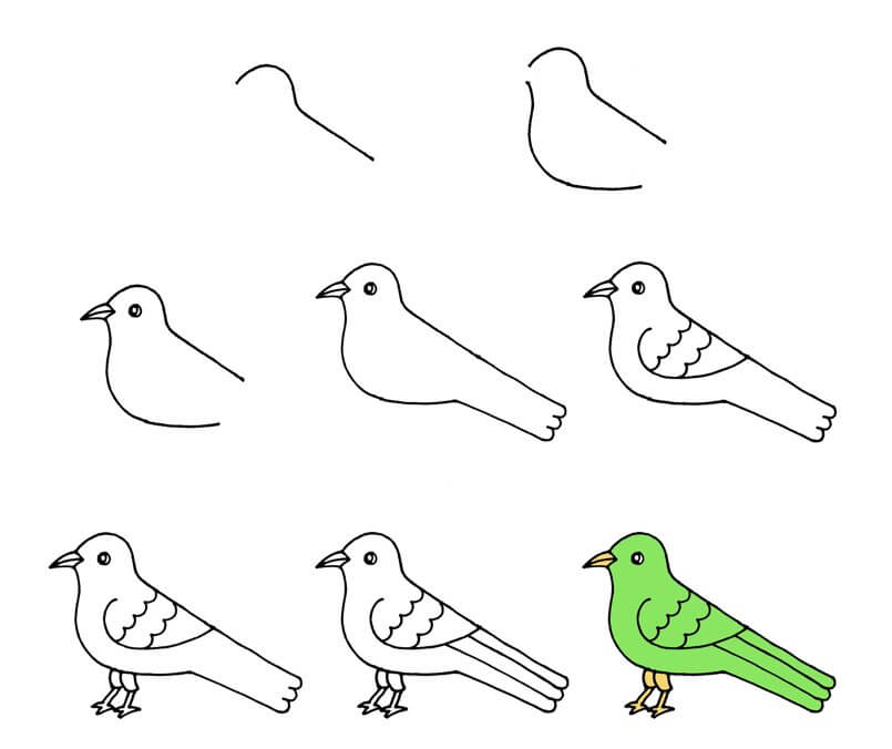 idées d'oiseaux (32) dessin