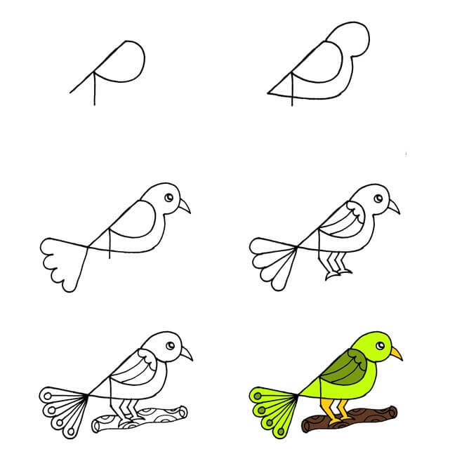 idées d'oiseaux (34) dessin