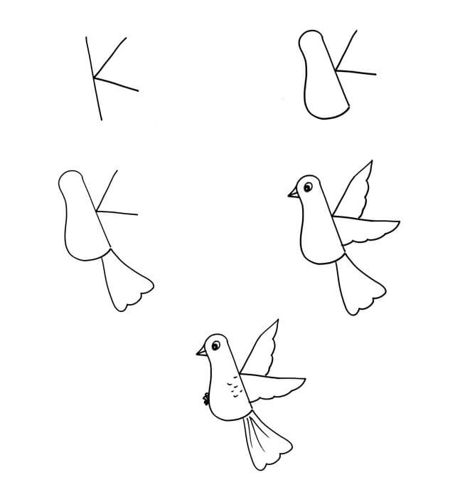 idées d'oiseaux (35) dessin
