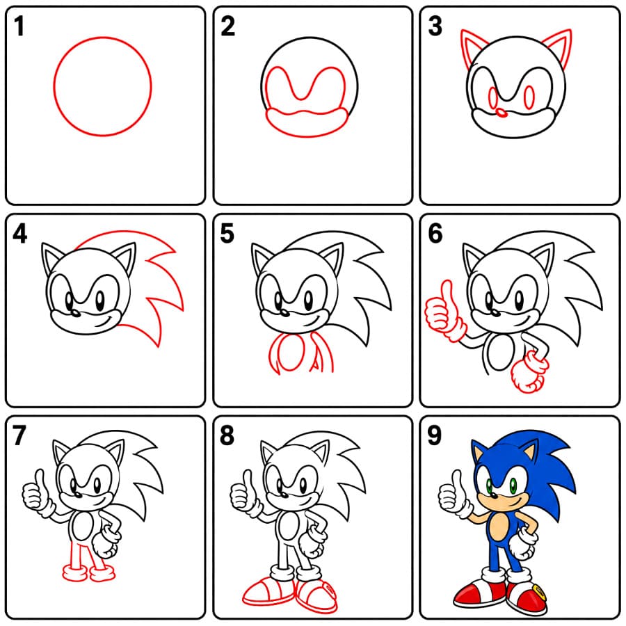 Image de Sonic dessin