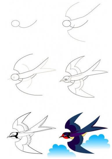Nid d'oiseau (2) dessin