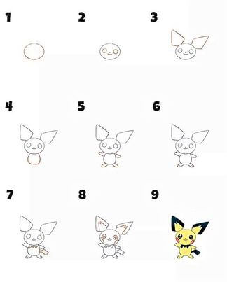 Pokemon Pikachu dessin