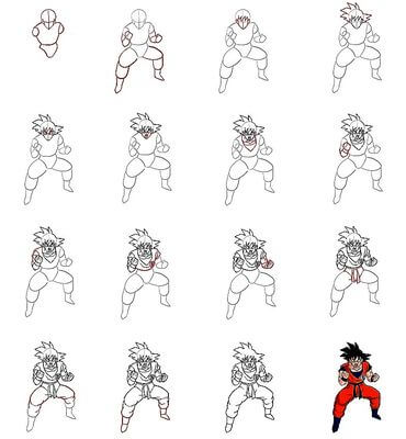 Comment dessiner Son Goku