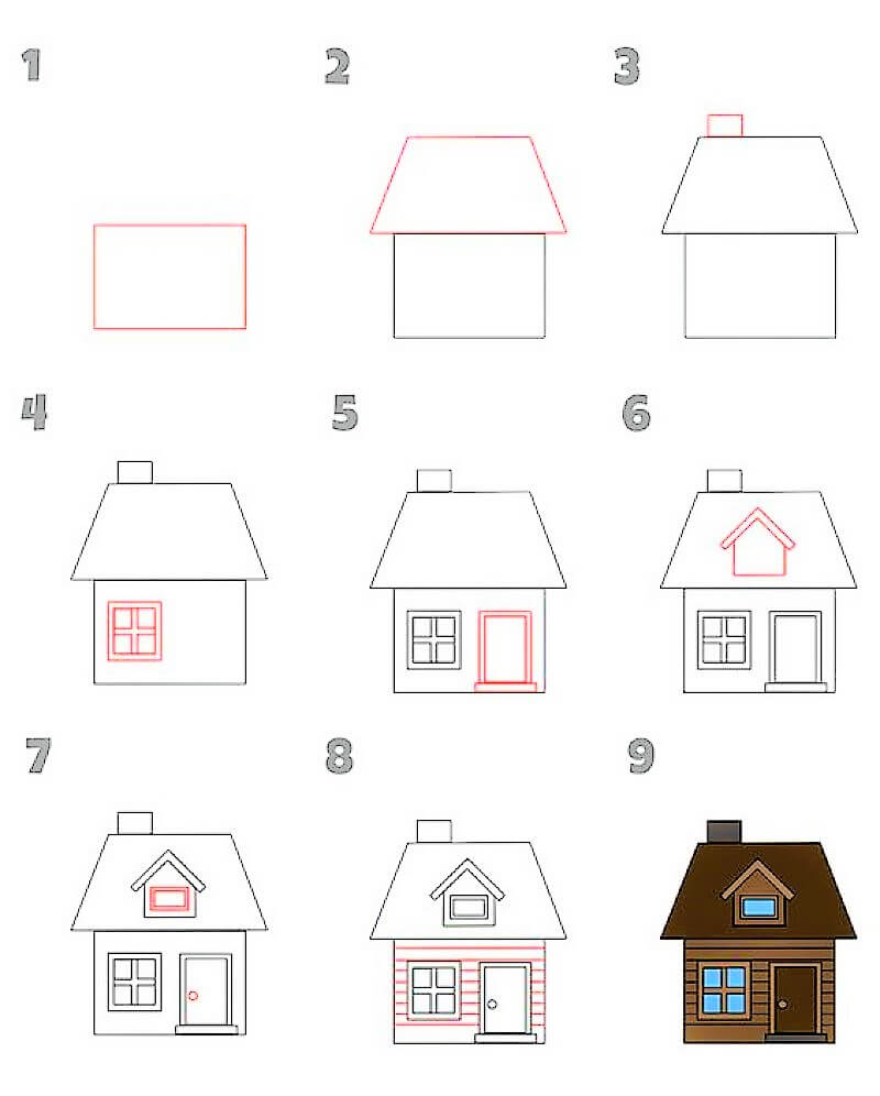 Une idée de maison 4 dessin