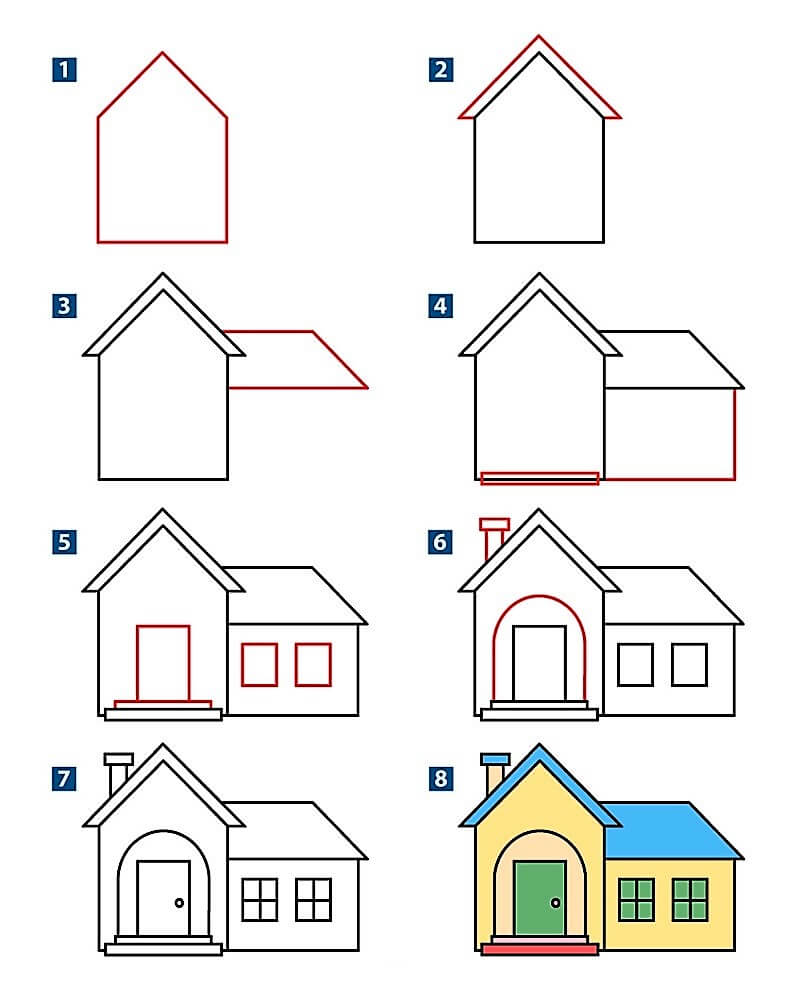 Une idée de maison 6 dessin