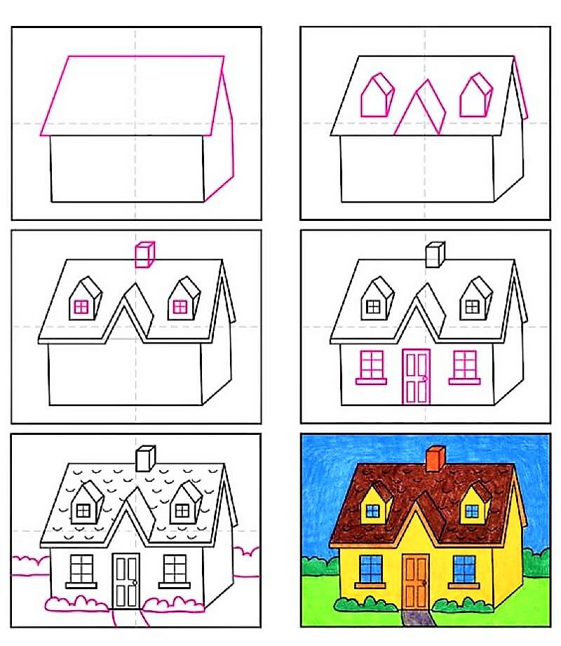 Une idée de maison 8 dessin