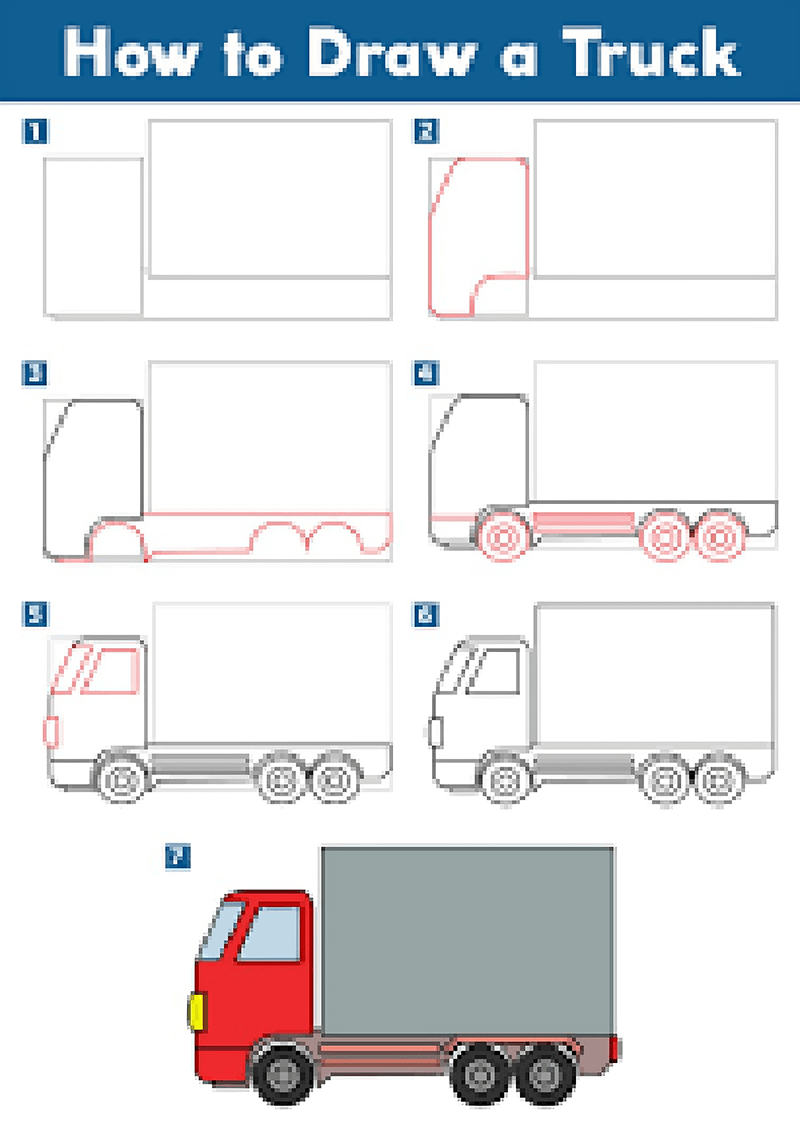 Un camion normal dessin