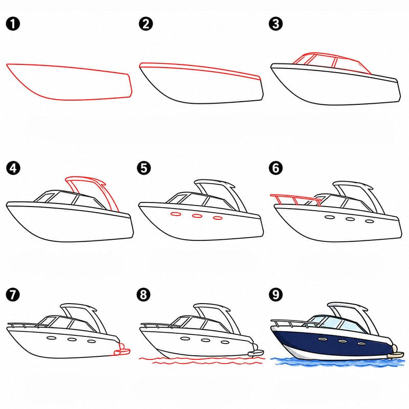 Bateau royal dessin