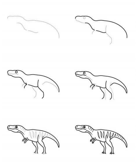 Dinosaures carnivores (8) dessin