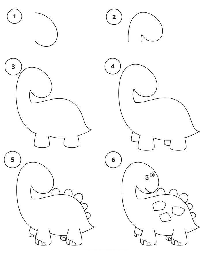 Dinosaures herbivores (6) dessin