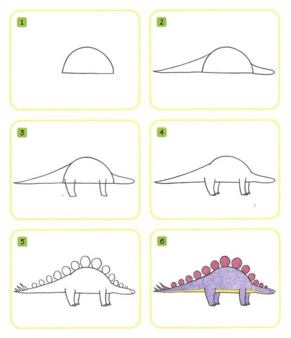 Dinosaures herbivores (7) dessin