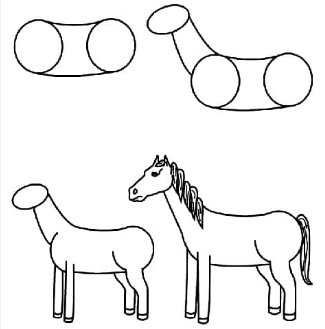 Idée cheval 6 dessin
