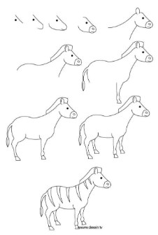 Idée cheval 8 dessin