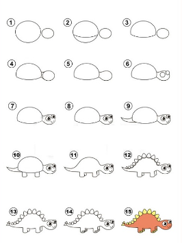 Idée de dinosaure 10 dessin