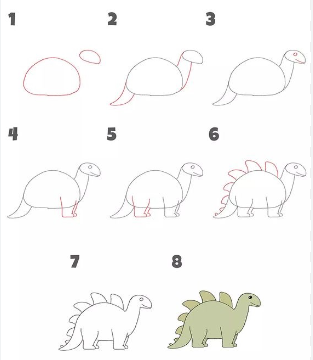 Idée de dinosaure 5 dessin