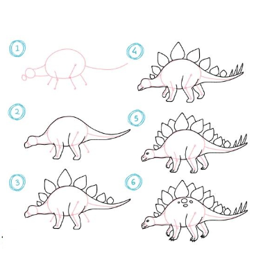 Idée de dinosaure 7 dessin