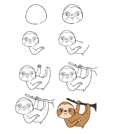 Idée de singe 7 dessin